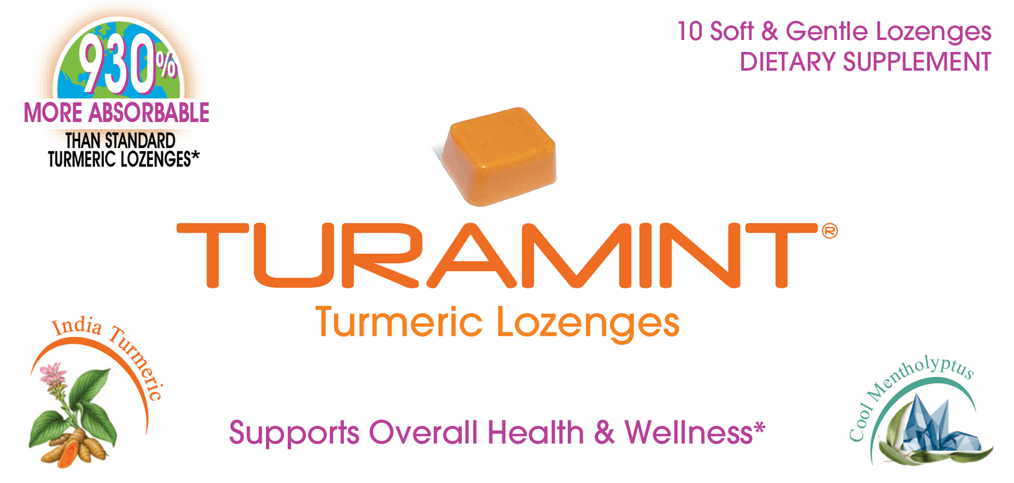TURAMINT® Ultra Absorbable Turmeric Lozenges (20 Lozenges)